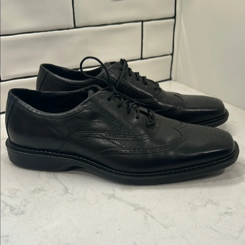 Red Wing Baxter 4790 Oxfords Black Wing Tip Leather Size 11
